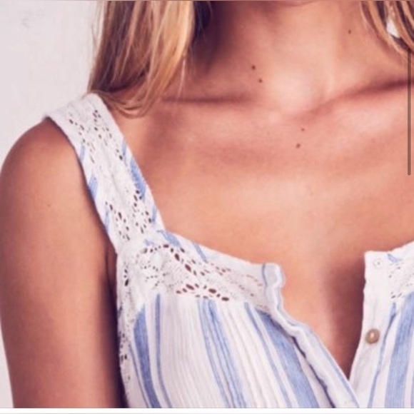 LoveShackFancy Dress M Eve Striped Maxi Prairie Dress $295 - Picture 4 of 13